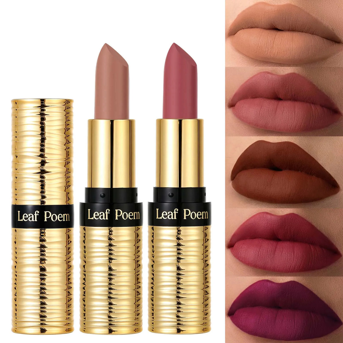 ZYXUAQIR Nude Matte Lipstick – Waterproof Velvet Finish