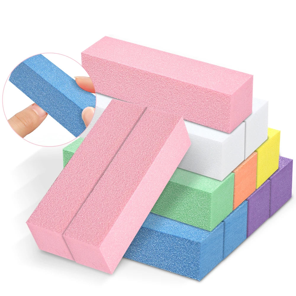 10-Pack Nail Buffer Block Polishing File | Manicure & Pedicure Nail Buffer Block PRIMED