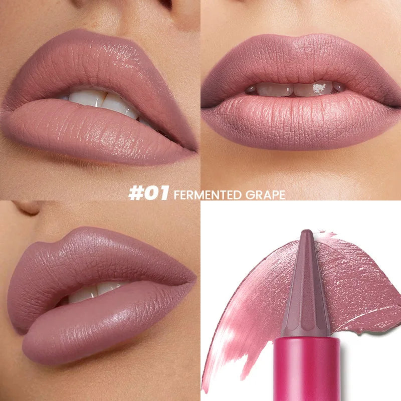 Pudaier 8-Color Matte Velvet Lipstick – Long Lasting & Moisturizing