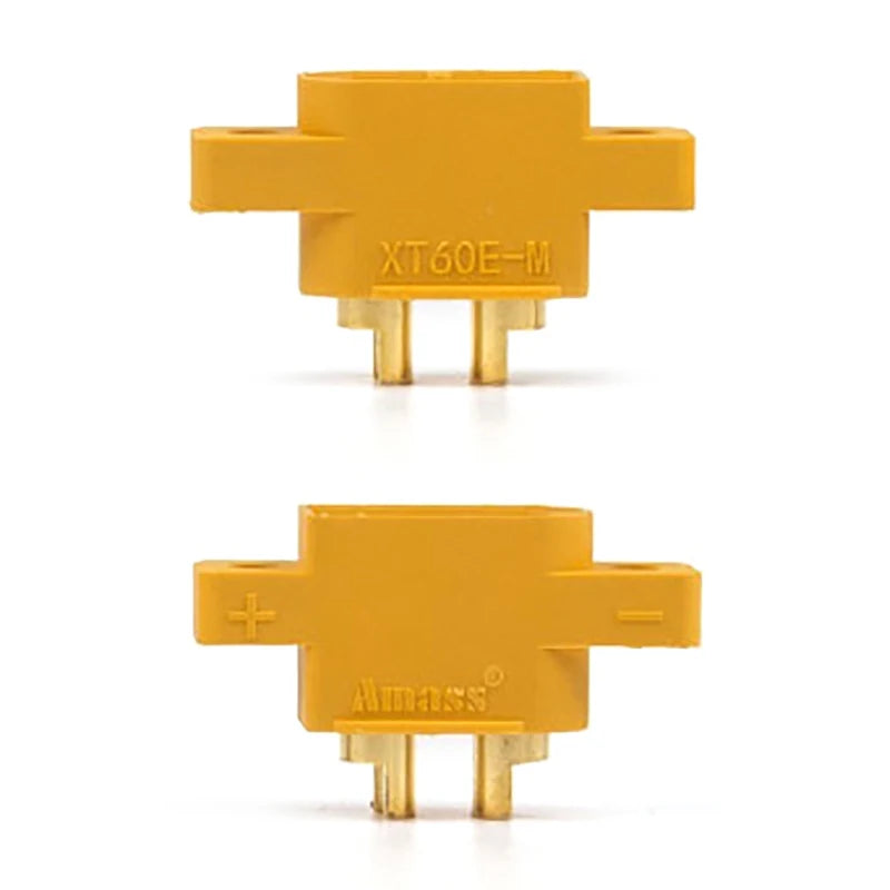 5pcs XT60E-M Mountable Male Plug Connector – RC Battery RC Battery Connector PRIMED