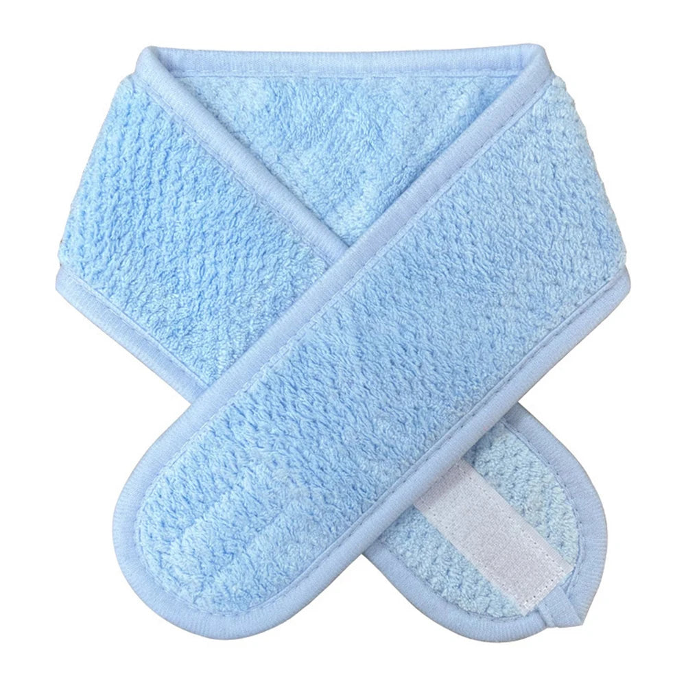 Adjustable Spa Facial Headband for Eyelash Extensions Spa Facial Headband PRIMED blue