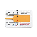 Tire Tread Depth Gauge 0–20mm | Pocket Vernier Caliper Tool Tire Tread Gauge PRIMED China Mainland
