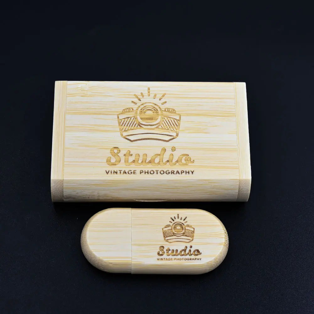 10-Pack Custom Bamboo Wood USB 3.0 Flash Drives – Free Logo USB Flash Drive PRIMED