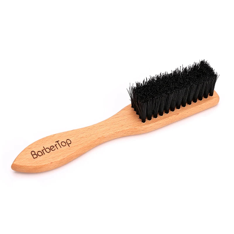 Wooden Beard Cleaning Brush – Salon & Barbershop Hair Sweep