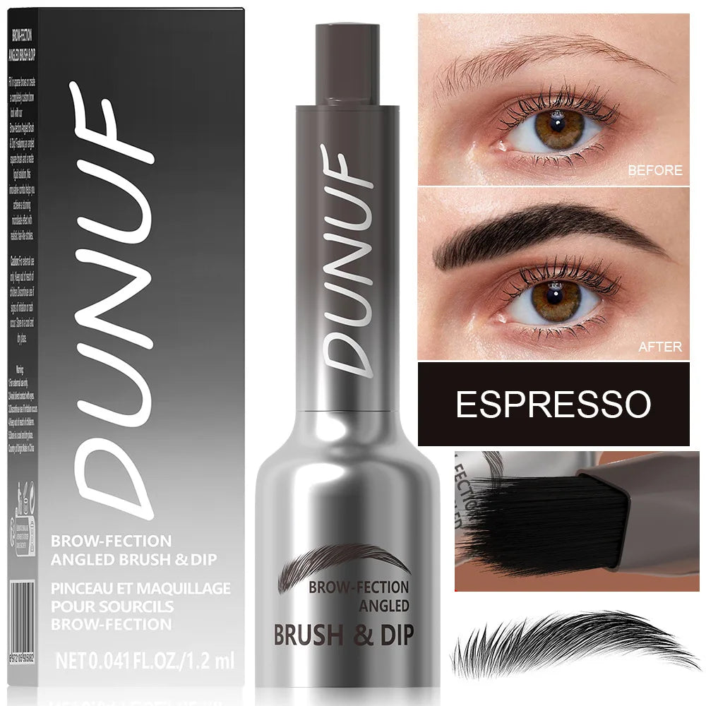 DUNUF Waterproof Eyebrow Pencil – 2 Color Long-Lasting Brow Eyebrow Pencil PRIMED 02