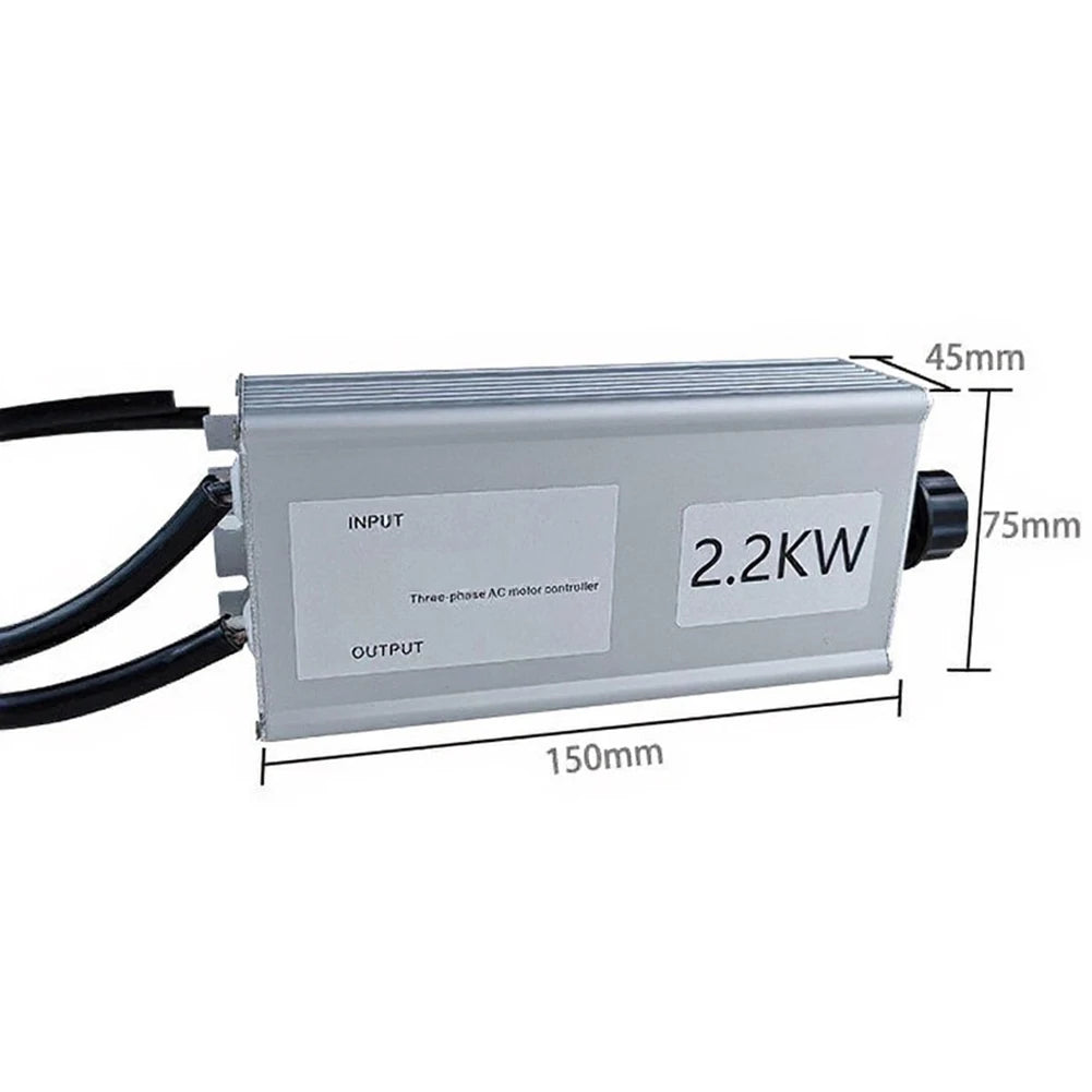 Three-Phase Fan Motor Controller 380V 6A Manual Speed – 2.2KW