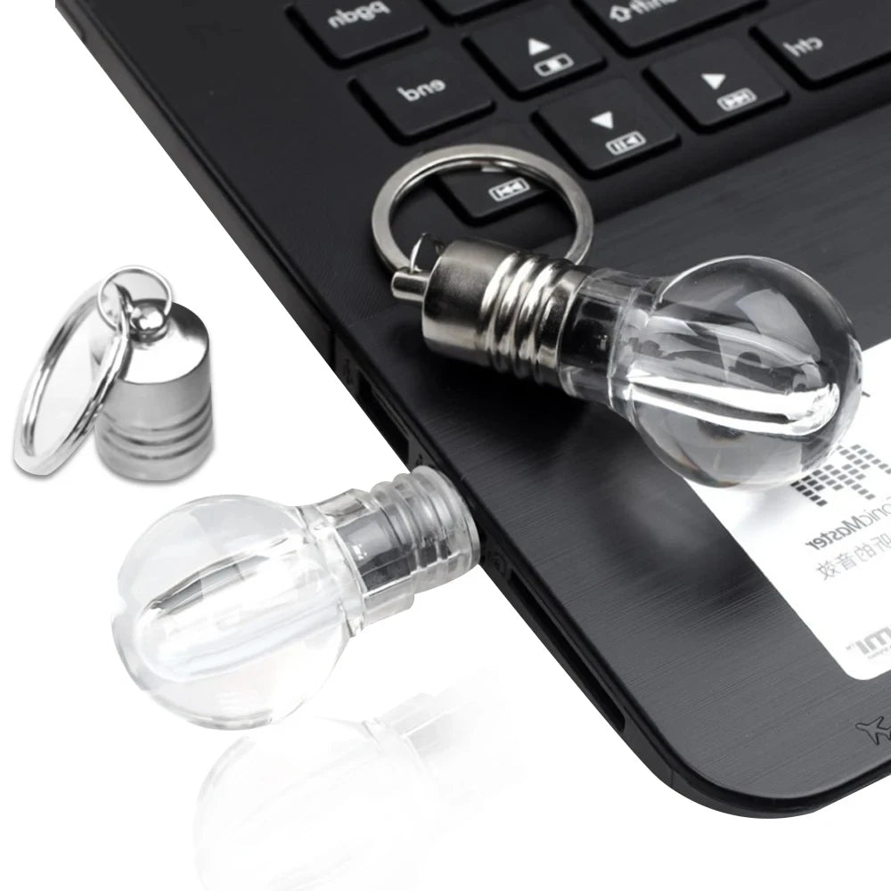 Light Bulb USB Flash Drive 2.0 – 4GB to 128GB Memory Stick