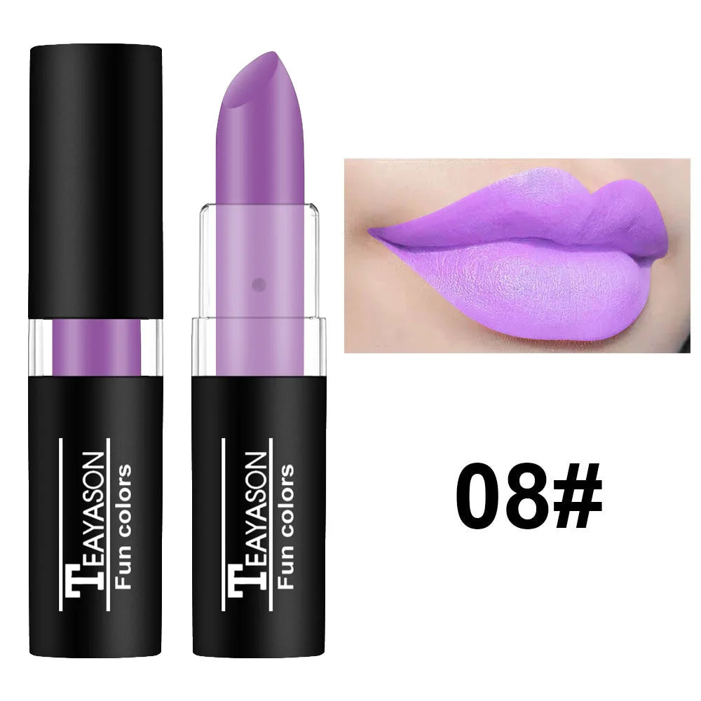 Velvet Matte Lipstick Bold Colors – Waterproof Long-Lasting
