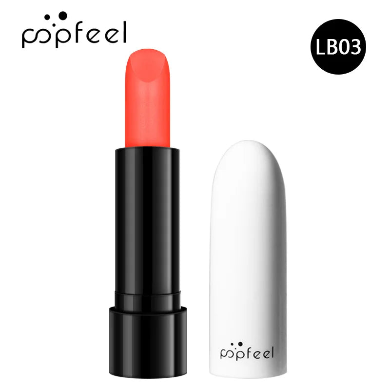 Popfeel Matte Velvet Lipstick – Waterproof & Long-Lasting