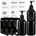 Wall Mount Shampoo & Conditioner Dispenser – 2 or 3 Chamber Set Shower Dispenser Set PRIMED 3pcs white