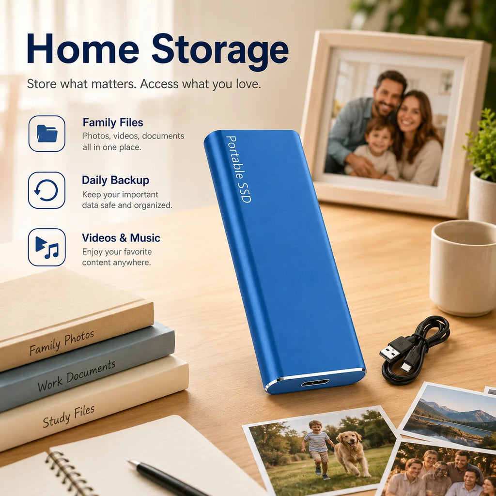 4TB Portable External SSD USB-C Drive for MacBook & Laptop External SSD Drive PRIMED