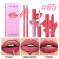SAM SUGAR 3-in-1 Matte Lip Kit | Long-Lasting Waterproof Set Matte Lip Set PRIMED 05 Full Size