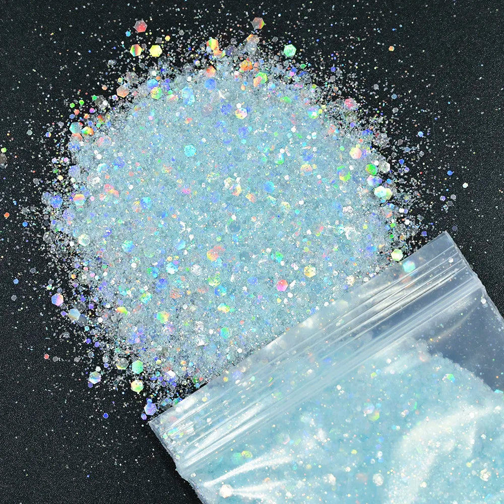 Mermaid Nail Art Glitter 50g – Chameleon Hexagon Sequins