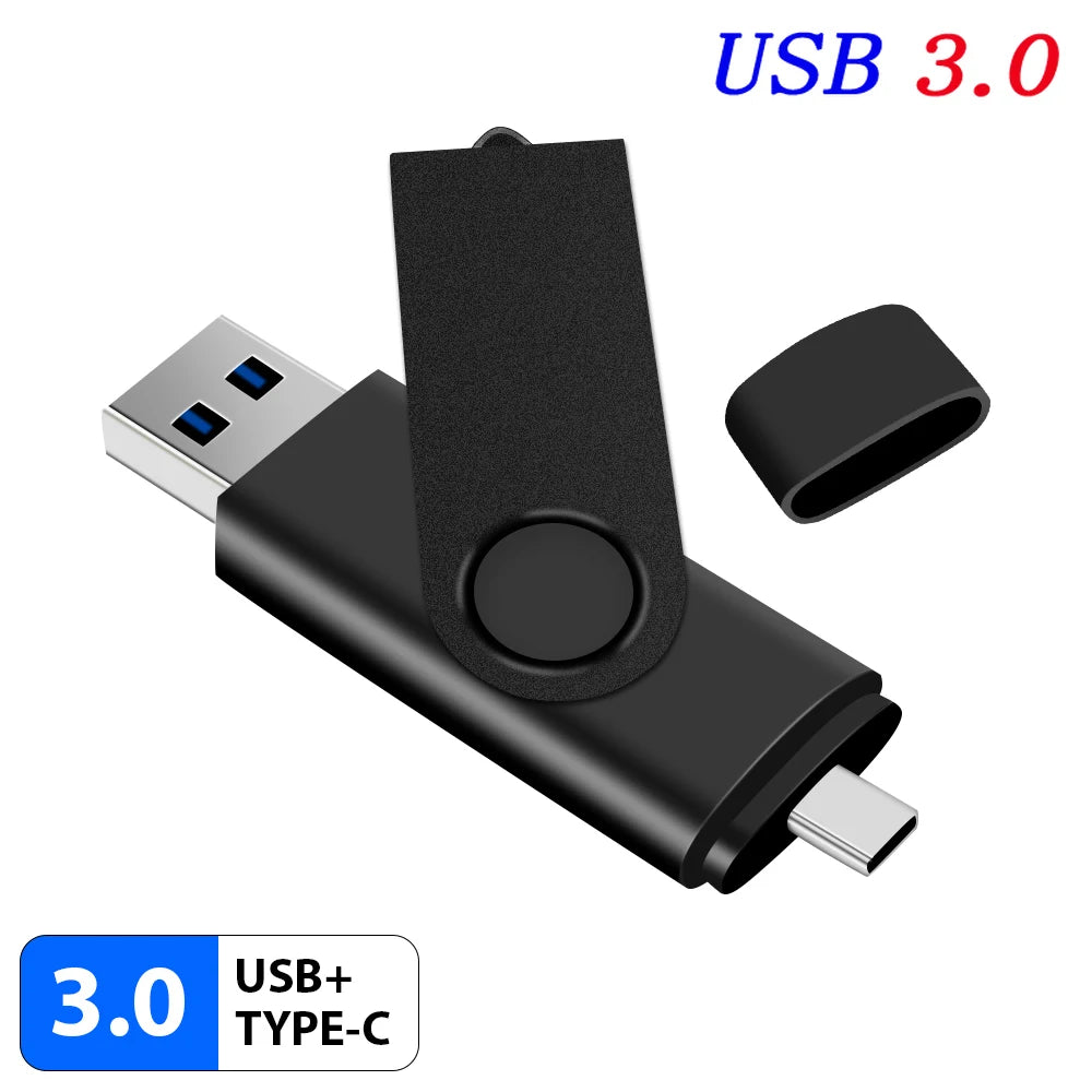 JASTER USB 3.0 Type-C Flash Drive 16GB–128GB Memory Stick USB Flash Drive PRIMED 8 GB black China Mainland