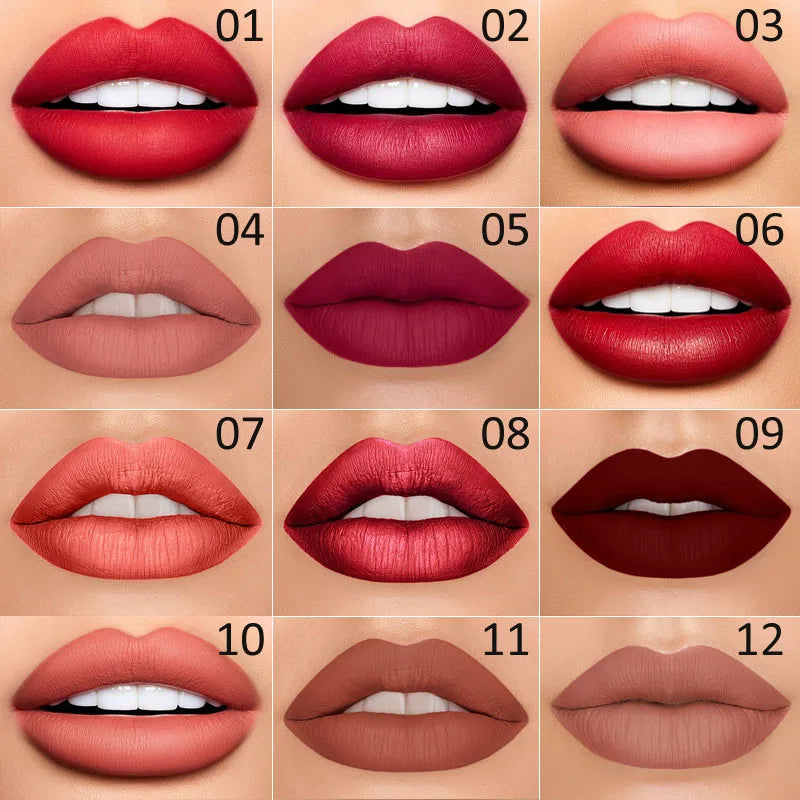 DNM 2-in-1 Matte Lip Liner & Lipstick Pencil – Waterproof Lip Liner Pencil PRIMED