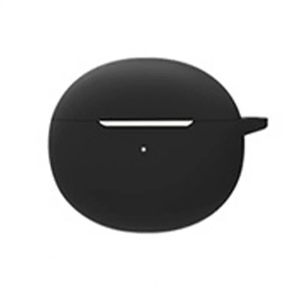 Silicone Case for OPPO Enco Air / Air 2 with Carabiner Clip Earbud Protective Case PRIMED black