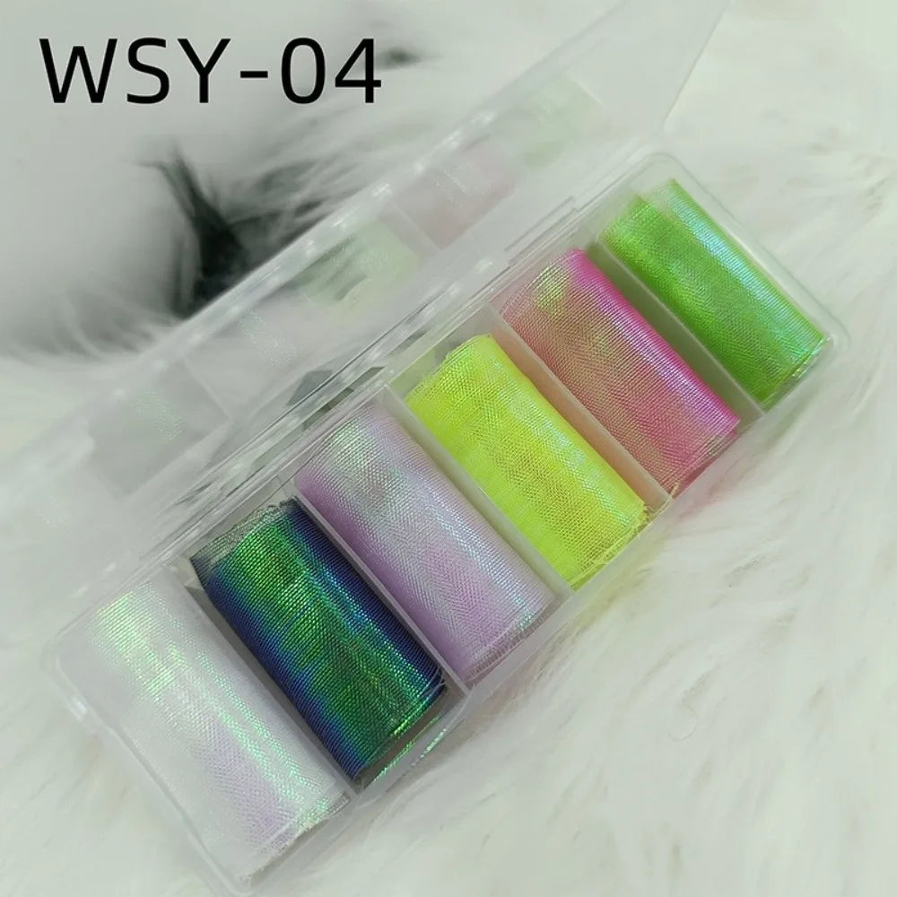 Mermaid Scale Nail Foils – 3D Fish Scale Transfer Stickers DIY