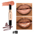 2-in-1 Double-Ended Lip Liner & Lipstick | Matte + Gloss Lip Liner Lipstick PRIMED 10 7.5g
