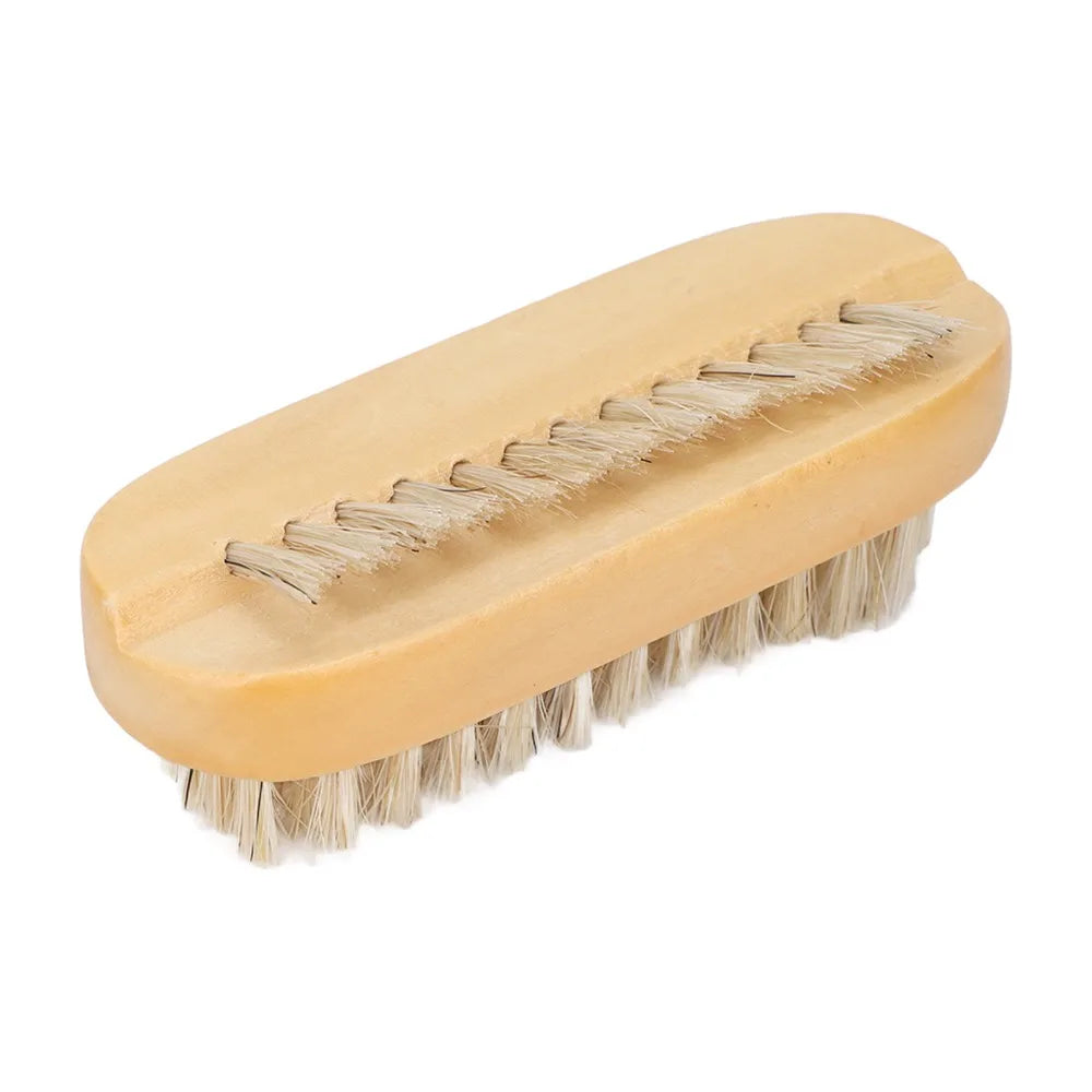 Wooden Double-Sided Nail Cleaning Brush | Salon & Home