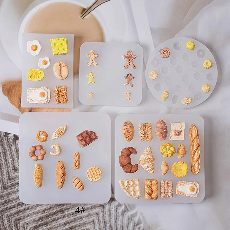 Mini Silicone Mold – Resin, Clay, Fondant & Dollhouse DIY Silicone Craft Mold PRIMED