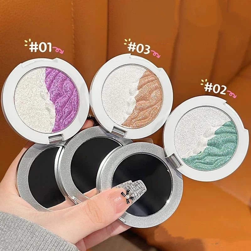 Shimmer Glitter Highlighter Palette – Face & Body Bronzer