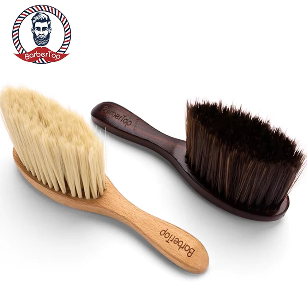 Wooden Neck Duster Brush – Barber Hairdressing Cleaning Tool