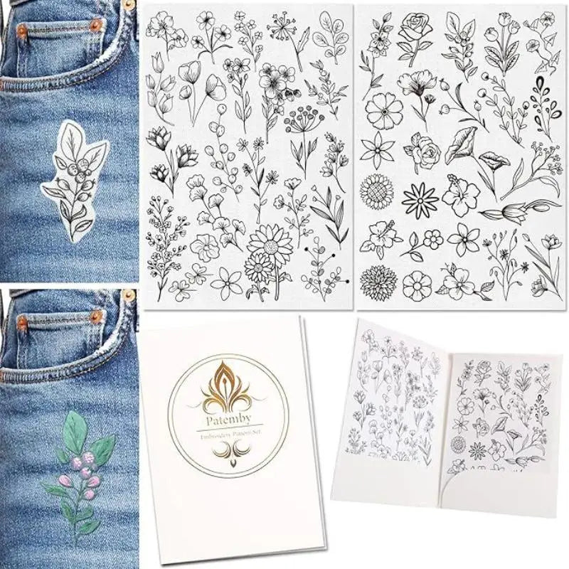 Water Soluble Embroidery Stabilizer Stickers – 2 Sheets