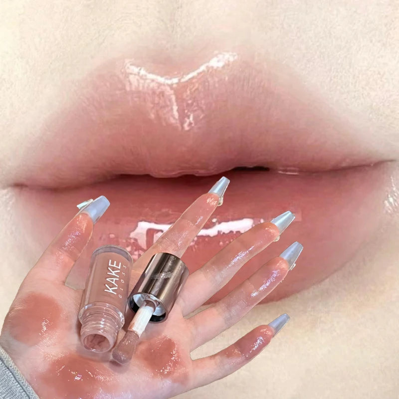 Mirror Lip Gloss – Moisturizing Jelly Lip Glaze Long Lasting Lip Gloss PRIMED