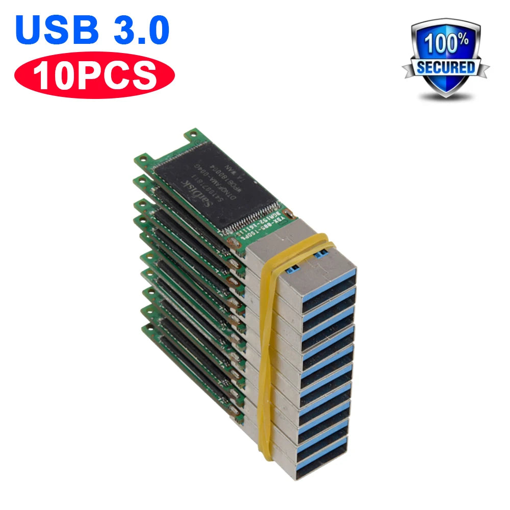 USB 3.0 PCB Flash Drive 4GB–128GB | Semi-Finished Wholesale USB Flash Drive PRIMED 16 GB 10pcs USB 3.0 China Mainland
