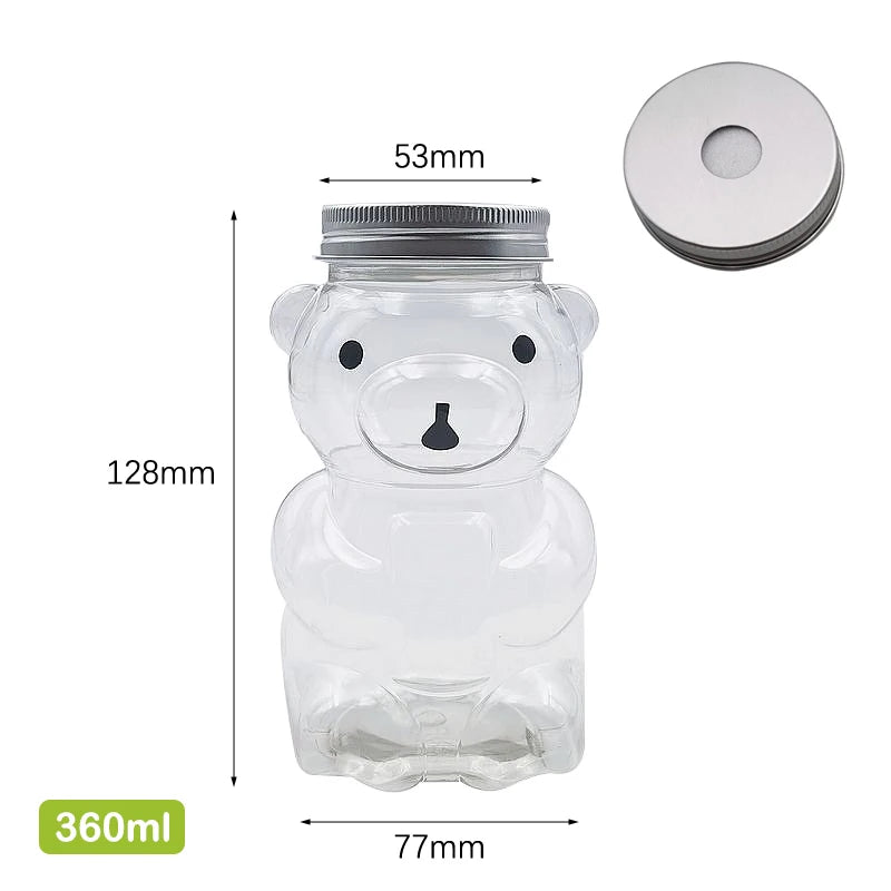Transparent PET Juice Bottle Sealed Cap 350ml 500ml | Cold Drinks