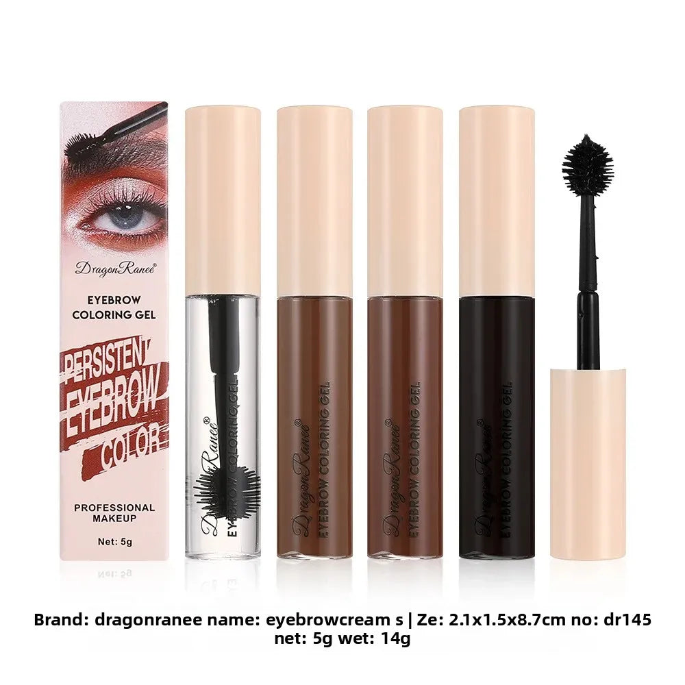 Dragon Ranee Waterproof Eyebrow Gel – Long-Lasting Tinted Brows Eyebrow Styling Gel PRIMED
