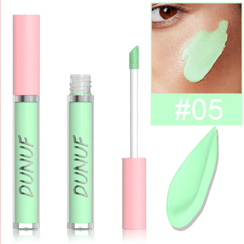 DUNUF Color Correcting Liquid Concealer – 8 Shades, Waterproof