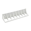 Wall Mount 8-Slot Plier Holder | Garage Tool Rack Organizer Wall Tool Organizer PRIMED white