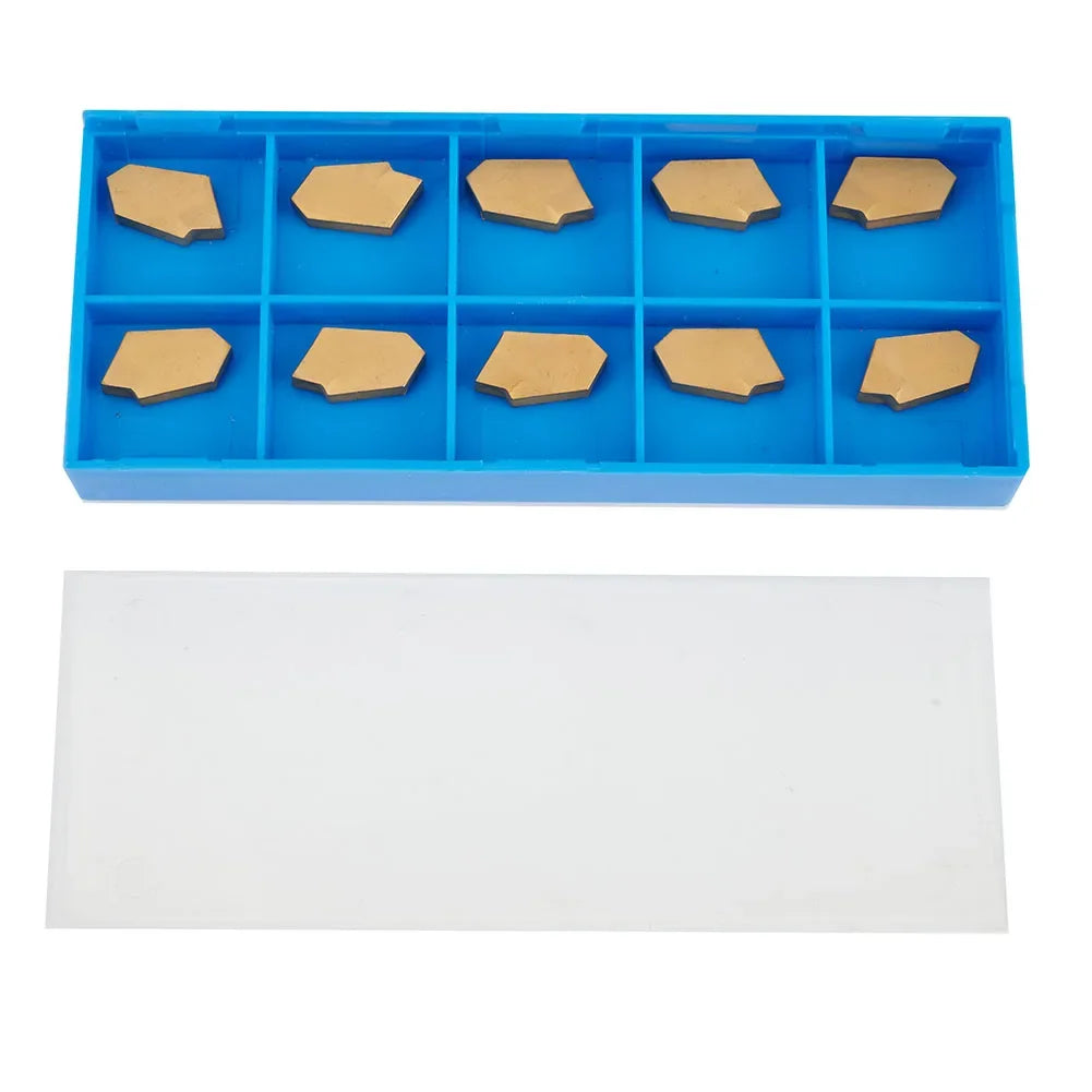 SP300 Carbide Cutting Inserts & SPB332 Grooving Holder 10pc