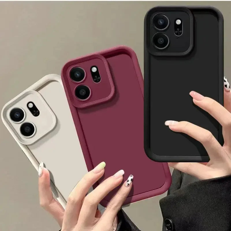 Oppo Reno 13 14 15 Pro Silicone Case – Matte Shockproof Cover Silicone Phone Case PRIMED