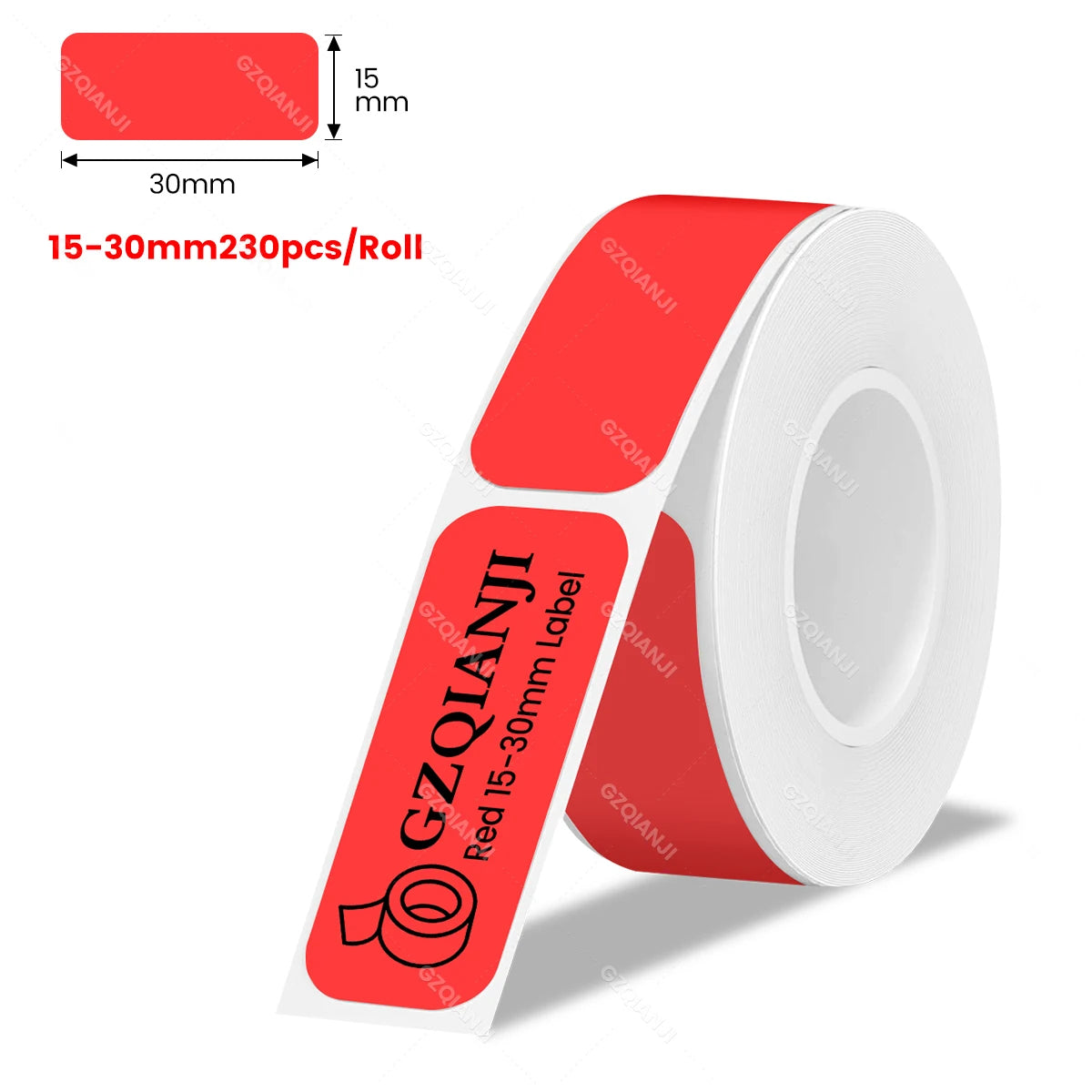 P15 Thermal Label Rolls – Multi-Size White & Transparent Stickers Thermal Label Rolls PRIMED RD 15-30mm230pcs
