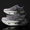 LETCOMFIT Men's Carbon Plate Night Glow Running Sneakers Men's Running Shoes PRIMED black 36