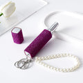 Rhinestone Travel Perfume Spray Bottle Keychain Atomizer Travel Perfume Atomizer PRIMED Rose red