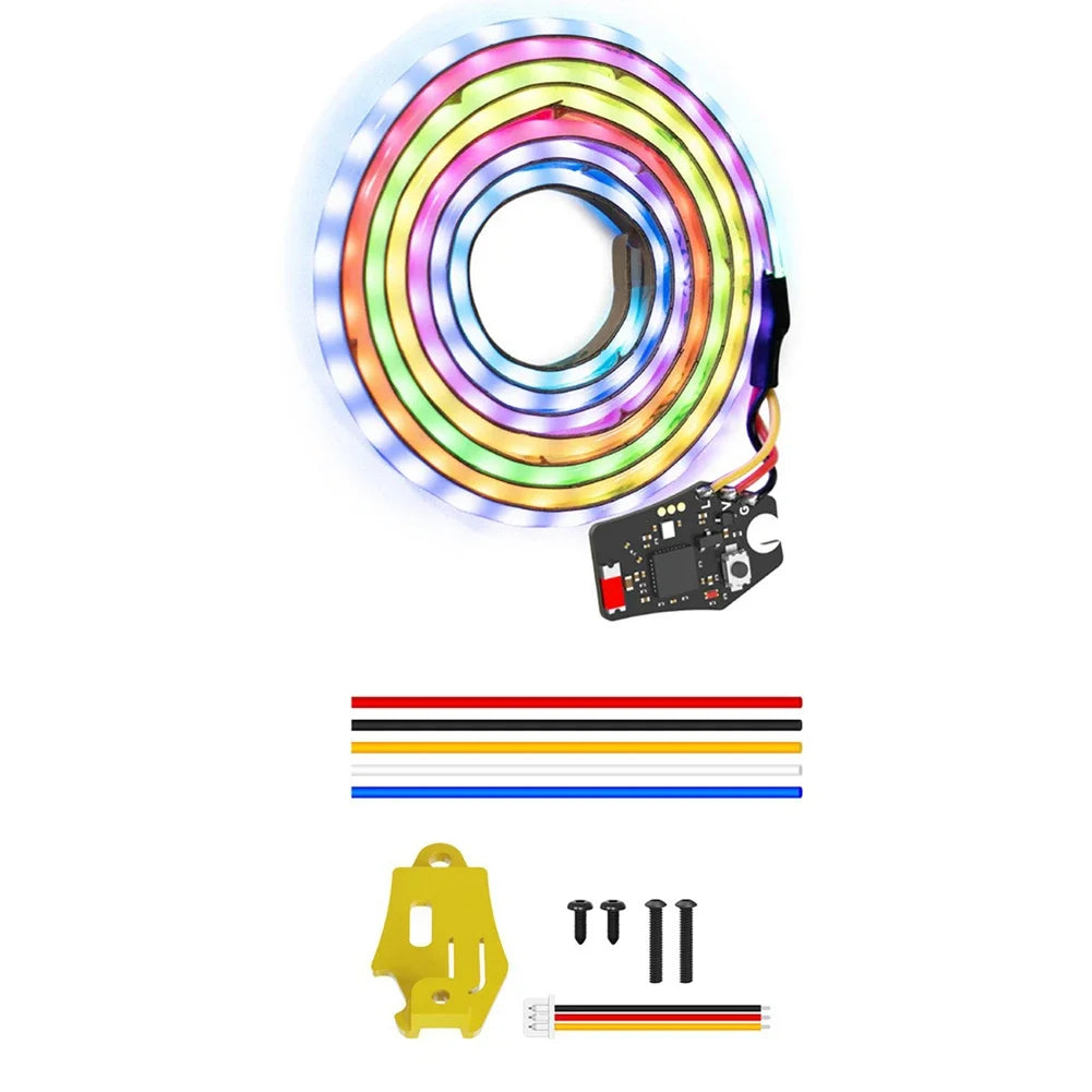 Wireless LED Meteor Light Strip with BEC Module for FPV Drones