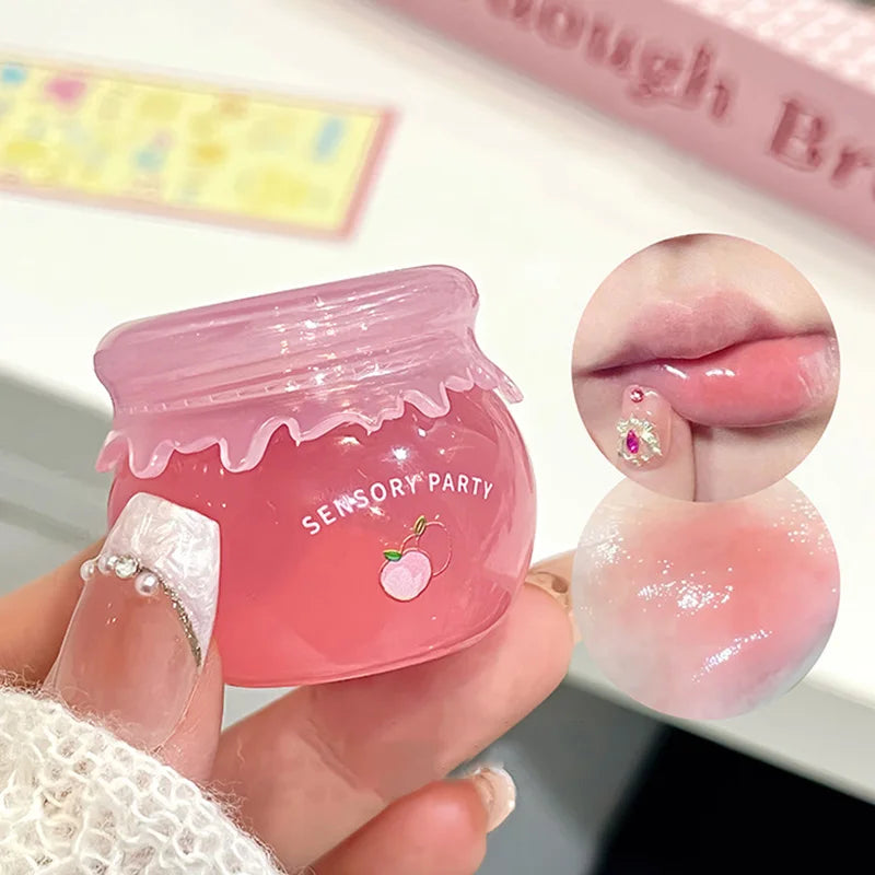 ZYXUAQIR 6g Moisturizing Lip Mask Balm – Grape & Peach