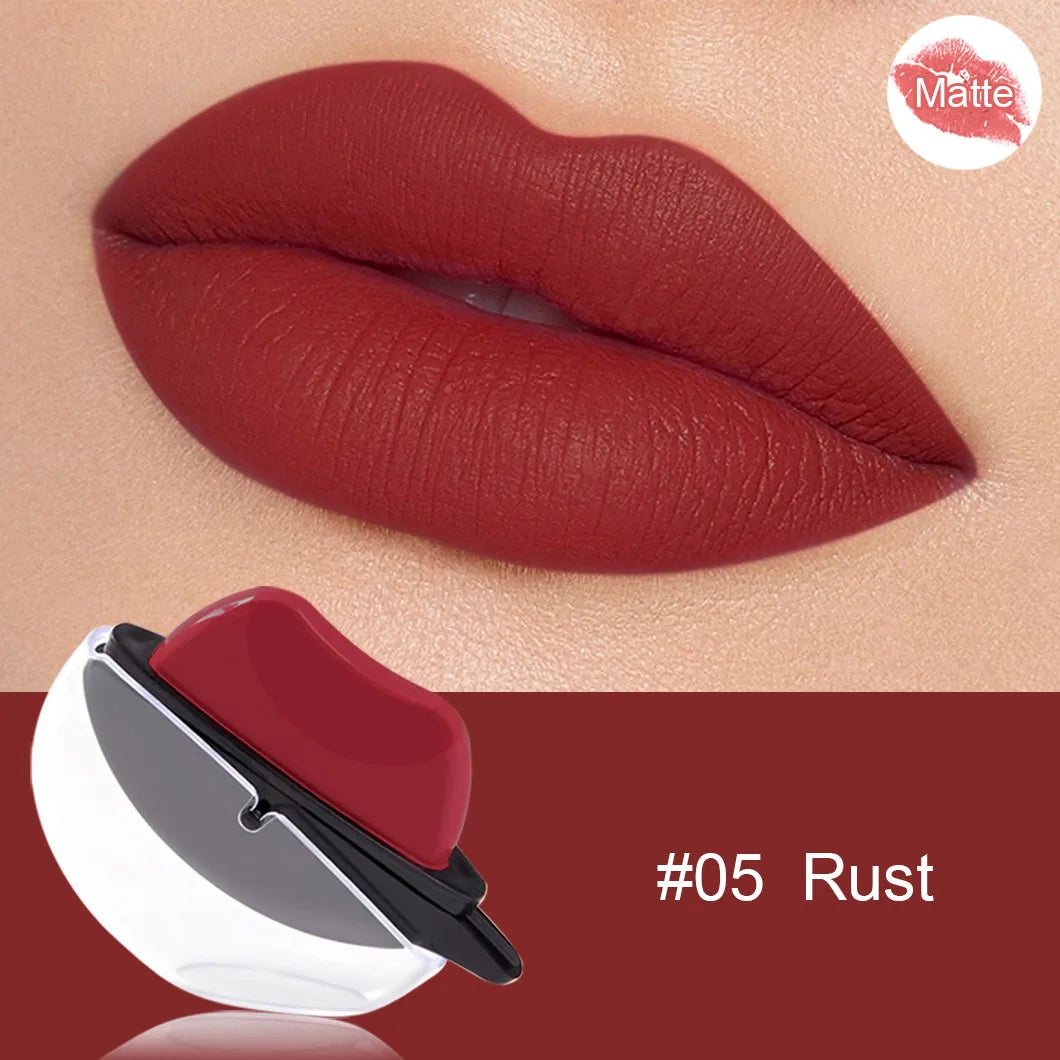 QiBest Velvet Matte Lipstick – Waterproof Long-Lasting Lip Gloss