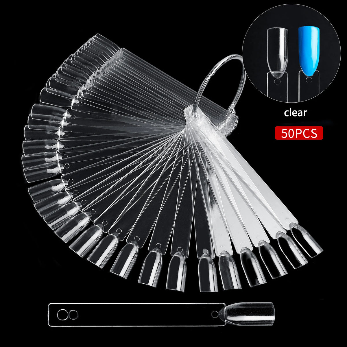 Nail Swatch Sticks 50/100Pcs | Gel Polish Color Chart Display