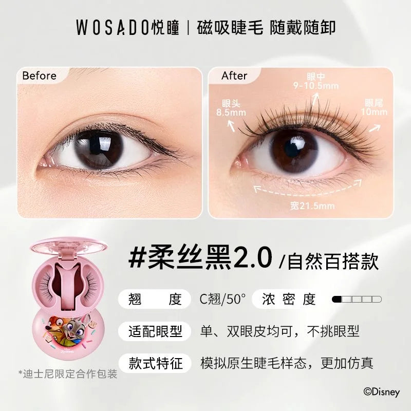 Magnetic False Eyelashes – No Adhesive Reusable Lash Clip