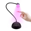 Portable UV LED Nail Lamp Dryer | USB Rechargeable Gel Light UV LED Nail Lamp PRIMED black
