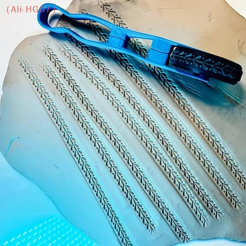 Egyptian Clay Texture Stamp Roller | Pottery & DIY Craft Tool Clay Texture Roller PRIMED