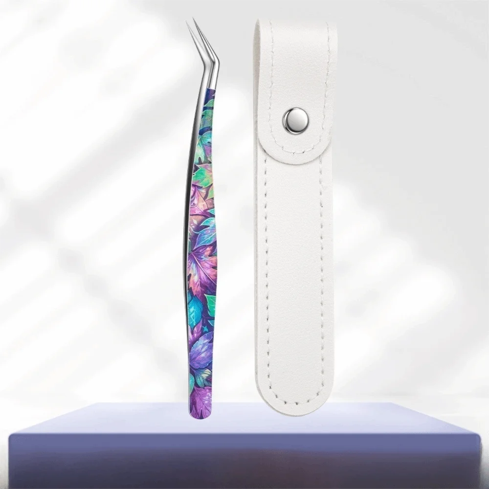 Curved Precision Tweezers – Stainless Steel Lash & Craft Tool Precision Tweezers PRIMED Style 4