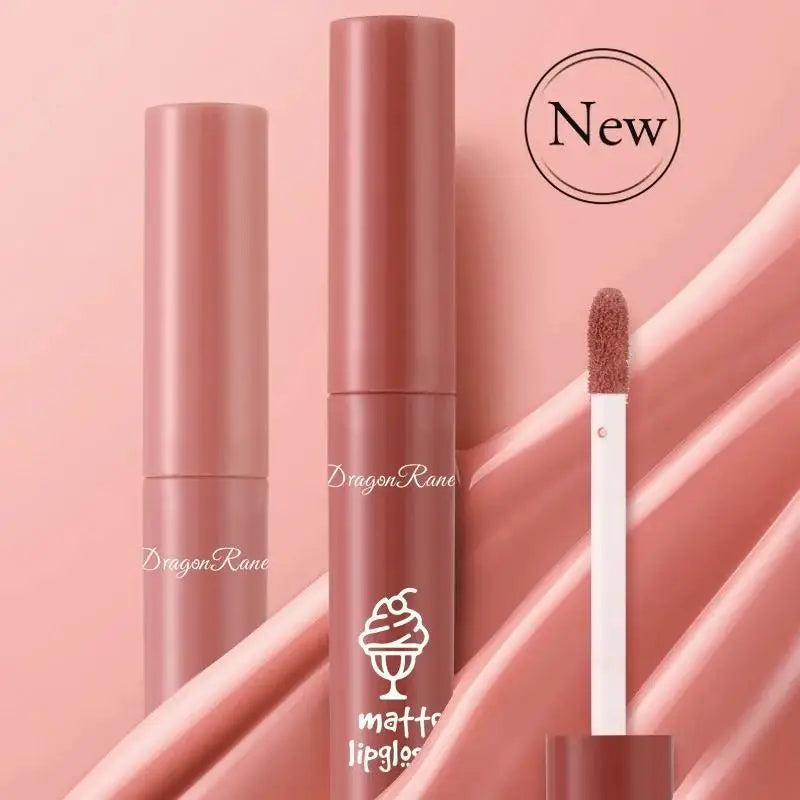 Dragon Ranee 6-Color Velvet Matte Lip Gloss Set | Long-Lasting Matte Lip Gloss Set PRIMED