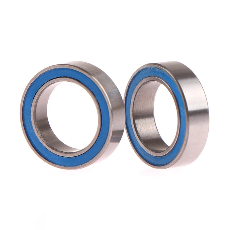 6700 2RS Bearings 10x15x4mm Blue Rubber Sealed 2-Pack