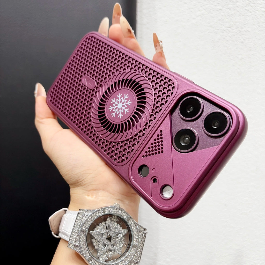 Magnetic MagSafe Slim iPhone Case – Heat Dissipation Cover Magnetic Phone Case PRIMED Wine iPhone 16 Pro