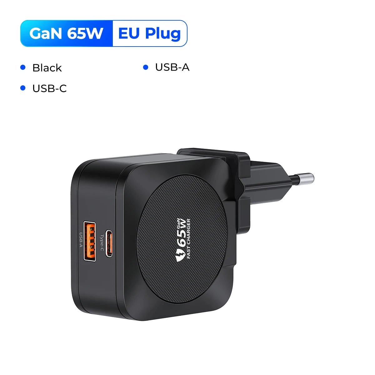 ORICO 65W GaN USB-C Fast Charger – iPhone, Laptop & More GaN USB-C Charger PRIMED 65W EU 1 China Mainland